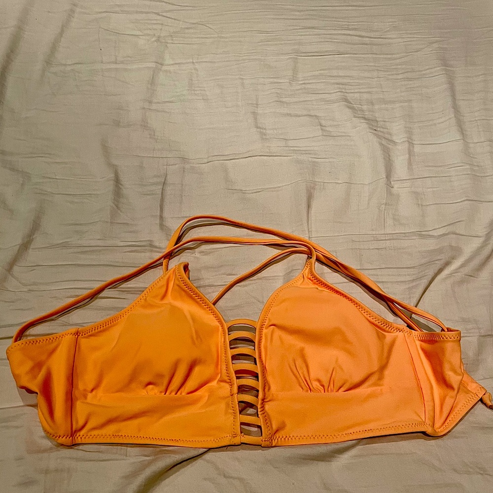 Cupshe Bikini Top Light Orange